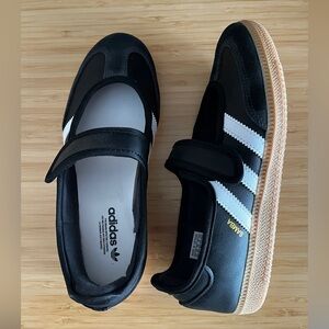 Adidas Black and White Samba Janes